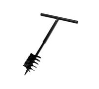 Tarière de Sol avec Manche 250 mm Acier Jardinage Perceuse Jardin vidaXL