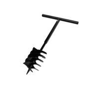 vidaXL Tarière de sol avec mèche de tarière 200 mm Acier Noir - 8718475879251
