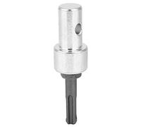 Tarière Pour Perceuse, résistant à l'usure Adaptateur De Perceuse À Tarière De Jardin Connecteur Métal 2 Puits Robuste connecteur SDS Plus accessoire de forage