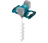 Tarière sans fil compatible avec batterie Makita 18 V, 1200 W, sans balais, avec adaptateur de tarière de 20 mm pour tarière, clôture et jardin (sans perceuse ni batterie)
