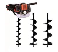 Tarière thermique 52 cm3 - 3 CV + lot de 3 mèches (100, 150 et 200 mm)