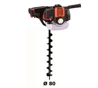 Tarière thermique 52 cm3 - 3 CV + mèche 80 mm