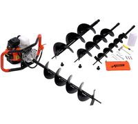 TARIERE THERMIQUE ESSENCE EU2 3CV 52CC + 3 SABOTS DE FORAGE