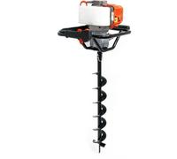Tarière thermique Essence Set avec foret de 100 mm, 1,4 kW 1,9 CV Machine à percer Jardinage