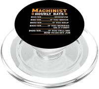 Tarif horaire Funny Machinist PopSockets PopGrip pour MagSafe