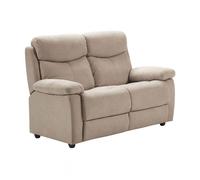 TARIFA - Canapé 2 Places Fixe Beige Tissu Waterproof - Altobuy Beige