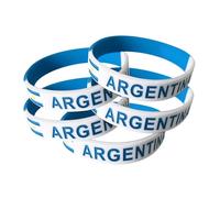 TARIFA UNITED Drapeau Argentine bracelet elastique 5 bracelet femme bracelet homme bracelet silicone bracelet caoutchouc lot bracelet decoration Argentine bracelet silicone