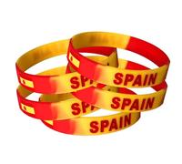 TARIFA UNITED Drapeau Espagne bracelet élastique femme homme 5 lots bracelet silicone Espagne bracelets