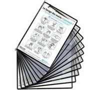 Tarifold 114502 accessoire pour porte-documents pivotant mural Noir, Transparent, Blanc Polyvinyl chloride (PVC) Cadre G