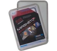 Tarifold Pochette murale DJOIS Magneto Solo – Cadre d'affichage magnétique A4 argent – Lot de 2