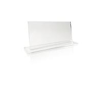 TARIFOLD Djois - Lot de 20 Marque Place Rectangle Personnalisable en Acrylique Transparent avec Socle, mariage, noël, pâques, fêtes - 930131