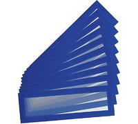Tarifold Es 195201 - Pack de 10 cadres magnétiques porte-titres A5/A4 - pour étiquettes (55 x 210 mm de long) - Magneto PRO pour tableaux magnétiques, couleur bleue