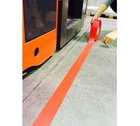 Tarifold ES 197783 Rouleau de ruban adhésif de sol extra fort 50 mm x 48 m PVC 350 µ Rouge