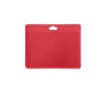 Tarifold Es 200433 Lot de 30 pochettes porte-cartes d'identification horizontale PVC Rouge 103 x 82,5 mm