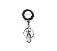 Tarifold Es 200510 Lot de 10 cordons extensibles pour clés et cartes d'identité, double attache anneau et mousqueton