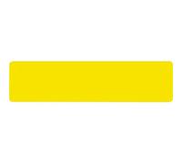 Tarifold Fr 197104- Lot 10 Symboles Adhésif de Signalisation et Marquage au Sol - Forme Trait 200 X 50mm - Jaune (Lot 10 pcs)