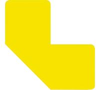 Tarifold Fr 197204- Lot 10 Symbole Adhésif de Marquage au Sol- Forme "L" 100 X 50mm - Jaune (Lot 10 pcs)