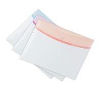 Tarifold Fr 510239 - Color Dream, 6 Pochettes plastique A4 Enveloppes avec Fermeture Scratch Polypropylène Recyclable, Assorties Pastel