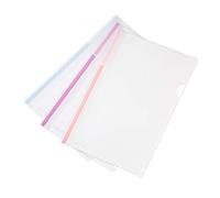 TARIFOLD Fr 511539 - Pack 12 Pochettes Coin A4 Color Dream, Polypropylène Recyclable, Dossier Pochette Documents Assorties : Bleu Poudré/Rose Quartz/Lilas