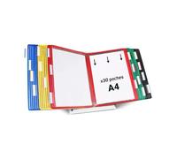 TARIFOLD Pupitre 30 poches assortis, livré complet