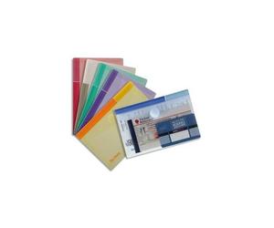 Tarifold Sachet De 6 Porte Documents À Velcro A6 Tcollection En Pp 20/100e Coloris Assortis