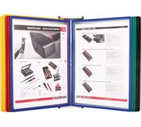tarifold Système de plaques pochettes murales 414909 DIN A4 coloris assortis avec 10 plaques pochettes