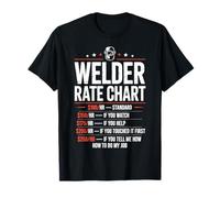 Tarifs horaires de soudage drôles pour Soudeur T-Shirt