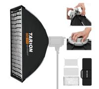Tarion Rectangular Softbox Bowens Anillo : Boîte à Lumière Rectangulaire Pliable 60x90cm avec Diffuseur et Sac de Transport pour Studio Photo