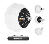 TARION Softbox Lanterne avec Monture Bowens - Boîte à Lumière Sphérique 85 cm/33,5 in Pliable et à Verrouillage Rapide Diffuseur de Lumière Rond pour Studio Extérieur SP-85 SOFTBEAM