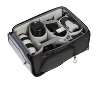 TARION Poche intérieure pour appareil photo : insert pour appareil photo : poche intérieure pour sac à dos poche intérieure sac SLR rembourré avec couverture amovible pour objectifs reflex numériques