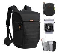 TARION Sac à Dos pour Appareil Photo - Imperméable - Professionnel - Grand Sac à Dos pour Appareil Photo - avec Compartiment pour Ordinateur Portable de 16" - Rabat magnétique, Ceinture, Ouverture