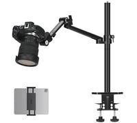 TARION Support de Table pour Appareil Photo: Support Appareil Photo Bureau avec Bras Articulé Support Camera DSLR Flexible pour Anneau Lumineux, Microphone, Photographie, Vidéo, Titanrig(Lite Z)