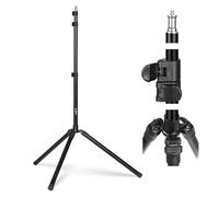 TARION Support d'éclairage Pliable - Support d'éclairage de Studio de 2 m, trépied Photographique léger et Pliable en Aluminium avec Sac de Transport pour réflecteur de Flash, Parapluie, FLS-20T