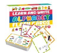 Tarjeta Didáctica Para Aprender El Alfabeto - Juego Educativo Para Aprender | Juegos Educativos | Tarjetas Didácticas De Aprendizaje De Letras Coloridas Para Preescolar | Tarjetas Didáctica