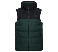Tarlo Micro-Fleece Lined Hooded Quilted Puffer Gilet in Jet Black - Tokyo Laundry - M