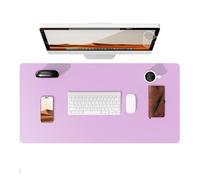 (Taro Purple-80x40cm) Protection de sous-main de bureau, grand tapis de souris imperméable