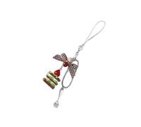 Taro Shade Napoléon Chaîne de téléphone Accessoire de perles artisanales pour un usage quotidien Taro Crème Napoléon Charme de téléphone
