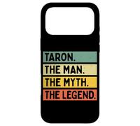 Taron The Man The Myth The Legend Citation personnalisée Amusante Coque pour iPhone 17 Pro Max