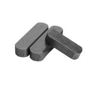 TARONIX Clés parallèles 1 pièces M8/10/12/14 * 7/8/9*(12/14/16/18/20/22/25/28/30 à 120) clé à plume à extrémité ronde arbre d'entraînement clés parallèles GB1096(M10-8(1PCS),25mm)