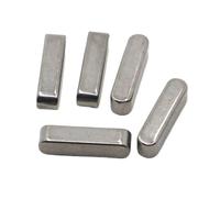 TARONIX Clés parallèles Clé parallèle M3 M4 M5 M6, 5 pièces, clés rectangulaires carrées en acier inoxydable 304, arbre d'entraînement de cheville, clé plate de Type A GB1096(5pcs M3-3,20mm)