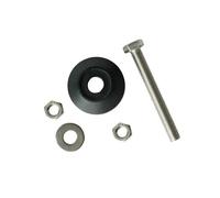 TARONIX Pieds réglables pour Meubles 1 pièces réglable Meubles Glisse nivellement Pieds Fixes Coussinet Dia 30-125MM Base en Nylon Joint fileté M5 M6 M8 M10 M12 M14 M16 M20 M24(D80xM12x30)