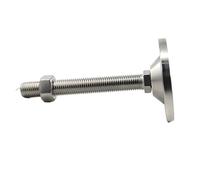 TARONIX Pieds réglables pour Meubles M6 M8 M10 M12 M16 M20 Acier Inoxydable Lourd Fixe réglable Pied vis Bouchon de Jambe Base pivotante Tour articulé Jambes Glisser(D60xM20x200-1PCS)