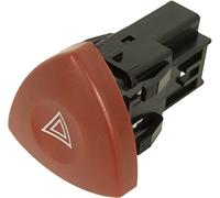 TarosTrade Interrupteur De Lumières D'Avertissement Manuel Bouton-poussoir 4-Pin Rouge 1 Voie 1 Position