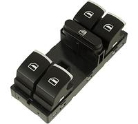 TarosTrade Interrupteur De Réglage De Fenêtre SPST Noir Bouton-Poussoir Normalement Ouvert 1 Unité