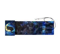 Tarot Bag - Card Pouch Velvet, Divination Deck Holder, Soft Padded Protective Lining, Secure Drawstring Closure, Spiritual Meditation Gear, Black Small Size For Oracle Decks Crystals Runes Travel