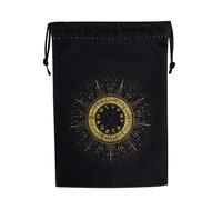 Tarot Card Bag - Storage Pouch for Decks and Accessories | Velvet Material with Drawstring Closure, Soft Protective Lining, Compact Travel Organizer for Fortune Telling and Spiritual Tools