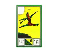 Tarot Card Deck, Ceremonial Magick Cards, 4.13x2.48 inches 78pcs English Version, Pocket Size Divination Tool, Ideal for Wiccan Rituals, Spiritual Reading, Party, Presents, Beginners