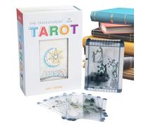 Tarot Card Deck, Unique Clear Design, Portable Divination Game Set, Beginner-Friendly Spiritual Tool, Ideal for Learning Spreads, Travel, Journaling, Horror Themes