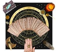 Tarot Card Fabric - Nappe de Divination en Velours, délicat Coussin Oracle pour Lire Le Tarot