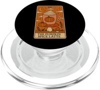 Tarot Card Fall Art Citrouille Spice Latte PopSockets PopGrip pour MagSafe